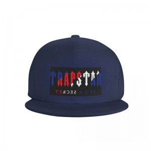 Trapstar Chenille Baseball Cap Şapkalar Erkek Mavi Türkiye | BQ98-185