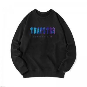 Trapstar Crewneck It's a Secret Tişörtü Erkek Siyah Türkiye | CZ42-128