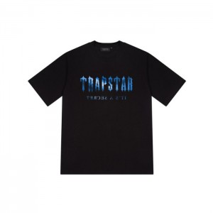 Trapstar Decoded Tee Tişört Erkek Siyah Türkiye | QV58-616