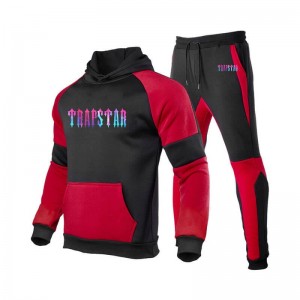 Trapstar Fleece Causal Spor Eşofman Takımı Erkek Kırmızı Türkiye | OI22-333