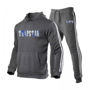 Trapstar Fleece Causal Spor Eşofman Takımı Erkek Gri Türkiye | FZ72-685