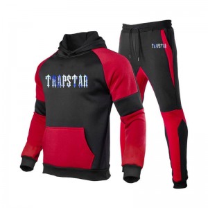 Trapstar Fleece Causal Spor Eşofman Takımı Erkek Kırmızı Türkiye | GP52-335