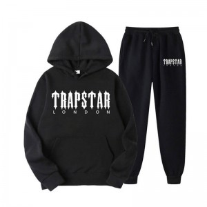 Trapstar Fleece London Shining Eşofman Takımı Erkek Siyah Türkiye | ZJ79-267