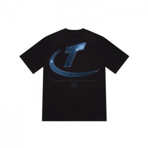 Trapstar Hyperdrive High Density Tee Tişört Erkek Siyah Türkiye | DR86-336