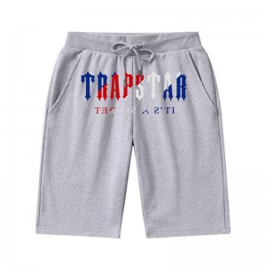 Trapstar Irongate Arch Chenille Şort Erkek Gri Türkiye | CG45-984