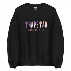 Trapstar It’s A Secret Funny Galaxy Tişörtü Erkek Siyah Türkiye | LC87-458