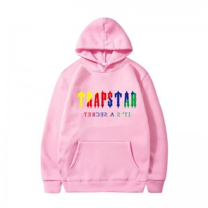 Trapstar It’s A Secret Kapşonlu Erkek Pembe Türkiye | VM69-832