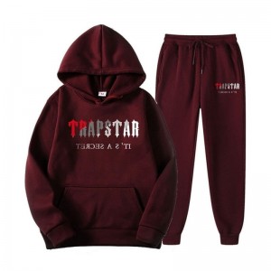 Trapstar It's A Secret Set Win Eşofman Takımı Erkek Bordo Kırmızı Türkiye | OE58-866