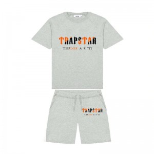 Trapstar It's A Secret Set Şort Erkek Gri Türkiye | LD00-889