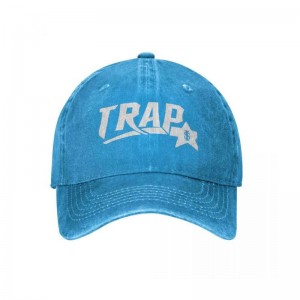 Trapstar Jacket Baseball Cap Şapkalar Erkek Mavi Türkiye | LR96-560