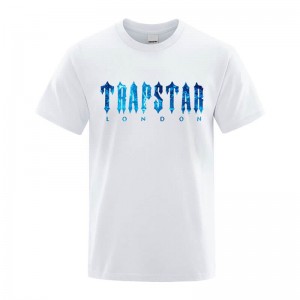 Trapstar London Chenille Tee Tişört Erkek Beyaz Türkiye | LS69-415