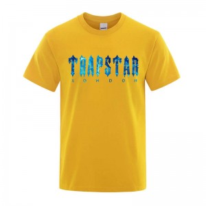 Trapstar London Chenille Tee Tişört Erkek Sarı Türkiye | SI97-700