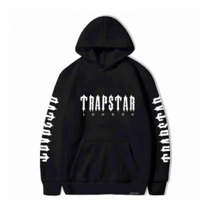 Trapstar London Galaxy City Kapşonlu Erkek Siyah Türkiye | XY23-957