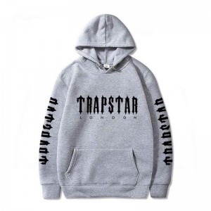 Trapstar London Galaxy City Kapşonlu Erkek Gri Türkiye | VU02-735