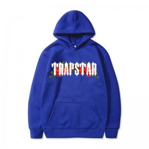 Trapstar Long Sleeve Kapşonlu Erkek Mavi Türkiye | YI96-560