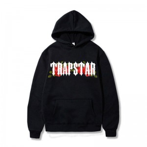 Trapstar Long Sleeve Kapşonlu Erkek Siyah Türkiye | DW53-216