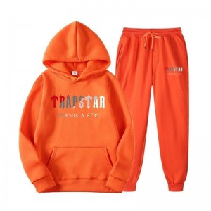 Trapstar Orange It's A Secret Set Eşofman Takımı Erkek Turuncu Türkiye | IG60-178