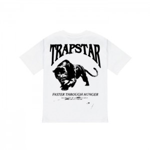 Trapstar Panthera Tee Tişört Erkek Beyaz Türkiye | LE62-593