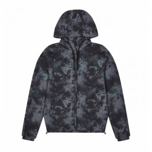 Trapstar Pigment Irongate Windbreaker Dış Giyim Erkek Siyah Türkiye | EO17-707