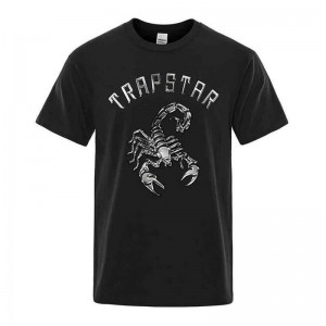 Trapstar Spider Printed Baskılı Tee Tişört Erkek Siyah Türkiye | VE46-298