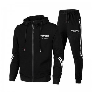 Trapstar Sportswear Eşofman Takımı Erkek Siyah Türkiye | YG91-324