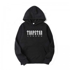 Trapstar Streetwear London Galaxy Kapşonlu Erkek Siyah Türkiye | BI98-186