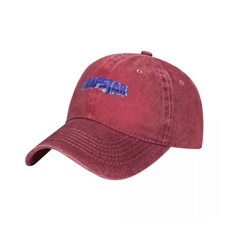 Trapstar Baseball Stylish Caps Şapkalar Erkek Kırmızı Türkiye | OQ20-520