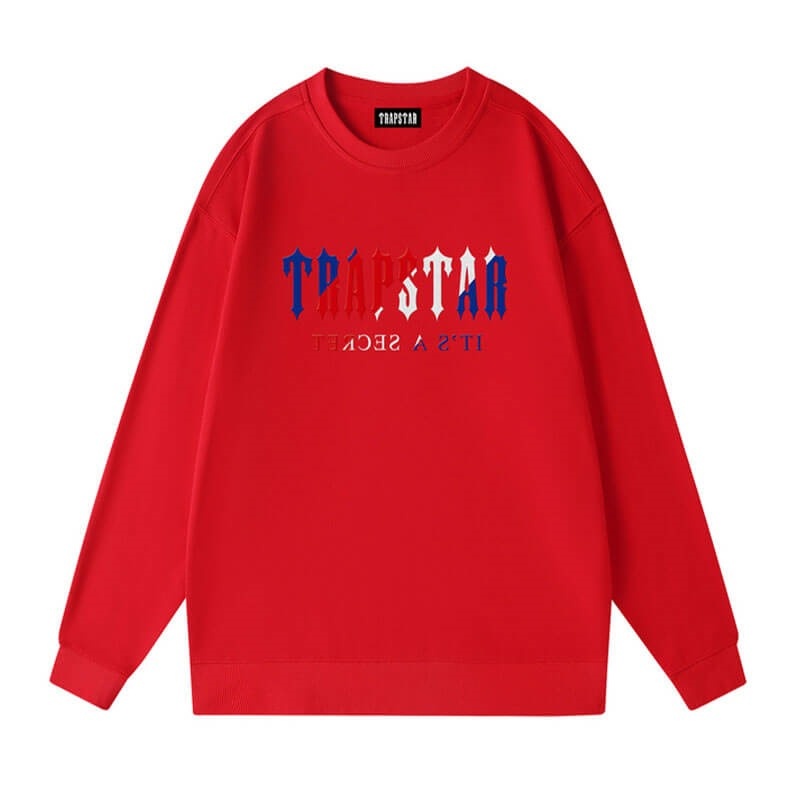 Trapstar Crewneck It’s A Secret Galaxy Tişörtü Erkek Kırmızı Türkiye | YW45-884