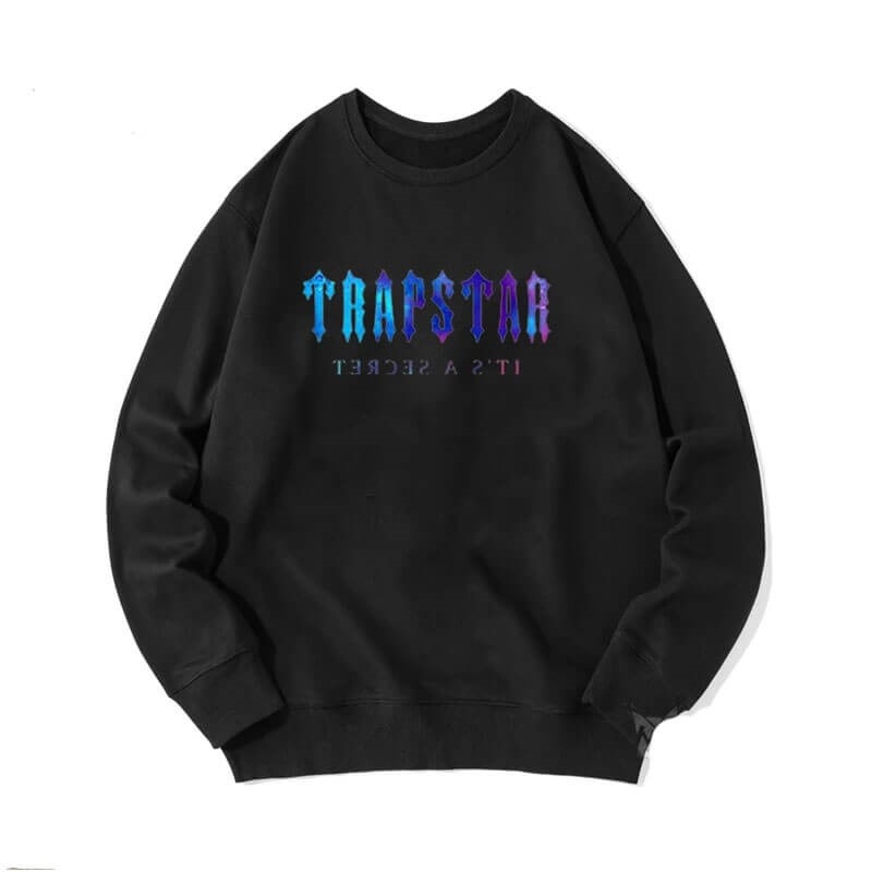 Trapstar Crewneck It\'s a Secret Tişörtü Erkek Siyah Türkiye | CZ42-128