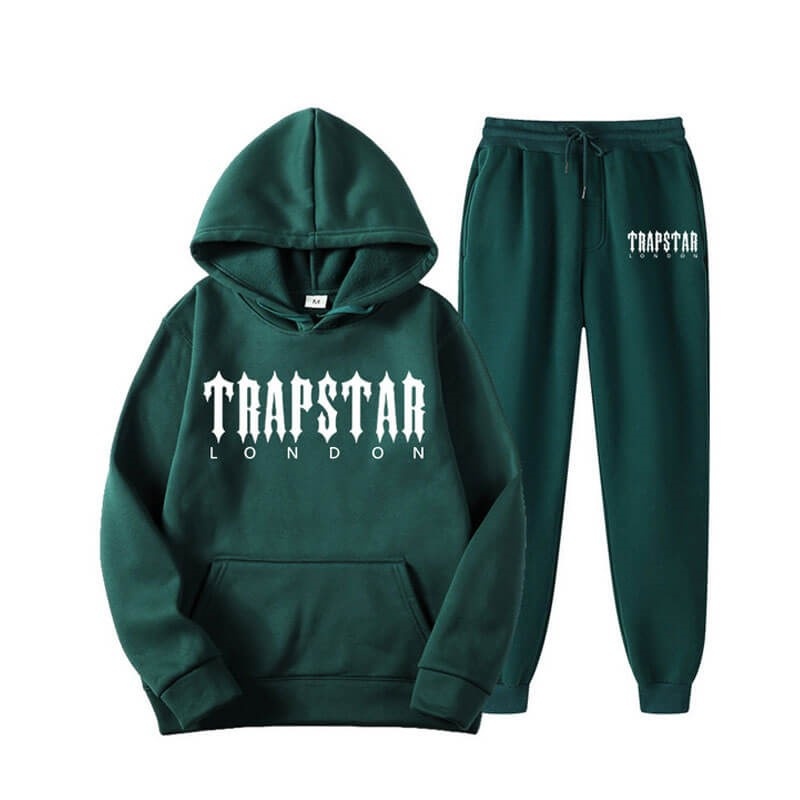 Trapstar Fleece London Shining Eşofman Takımı Erkek Yeşil Türkiye | CY33-823