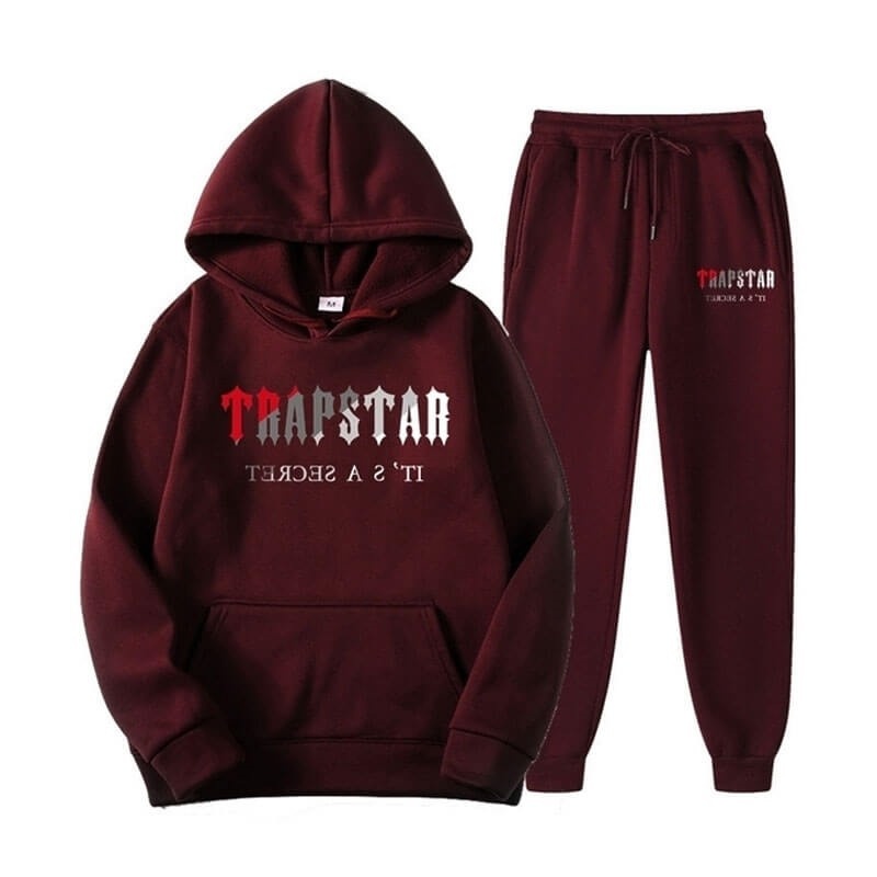 Trapstar It\'s A Secret Set Win Eşofman Takımı Erkek Bordo Kırmızı Türkiye | OE58-866