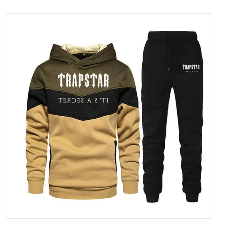 Trapstar Jogging Suit Logo Eşofman Takımı Erkek Haki Türkiye | DC24-617