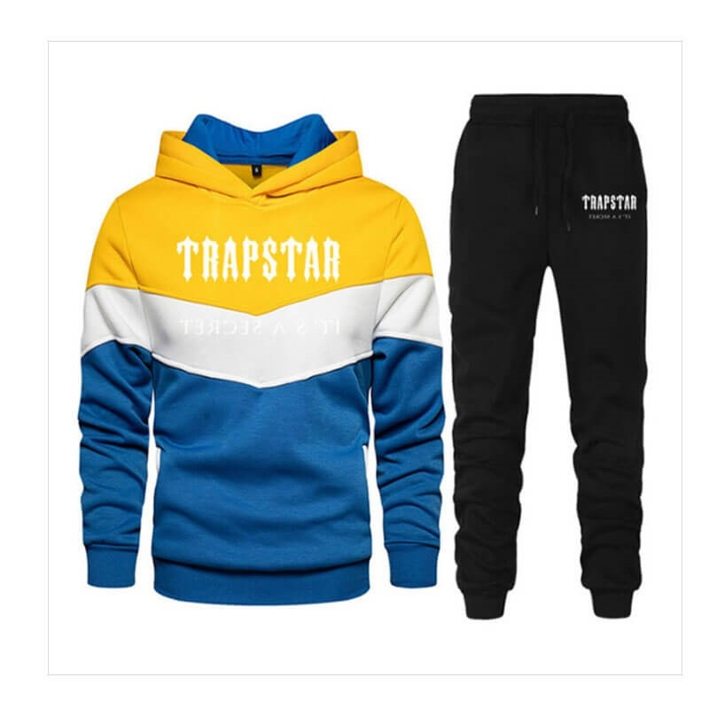 Trapstar Jogging Suit Logo Eşofman Takımı Erkek Sarı Türkiye | IK43-996