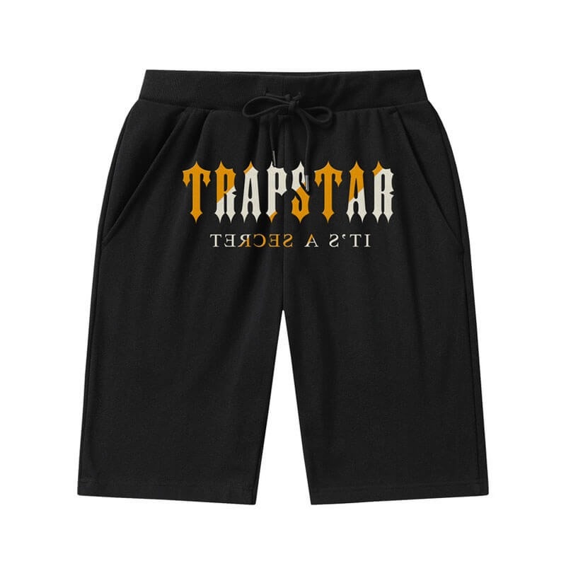 Trapstar Kışlık Causal It\'s a Secret Şort Erkek Siyah Türkiye | QE21-218