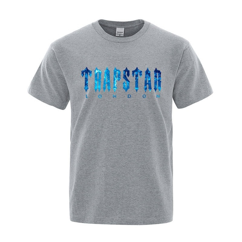 Trapstar London Chenille Tee Tişört Erkek Gri Türkiye | KD24-015