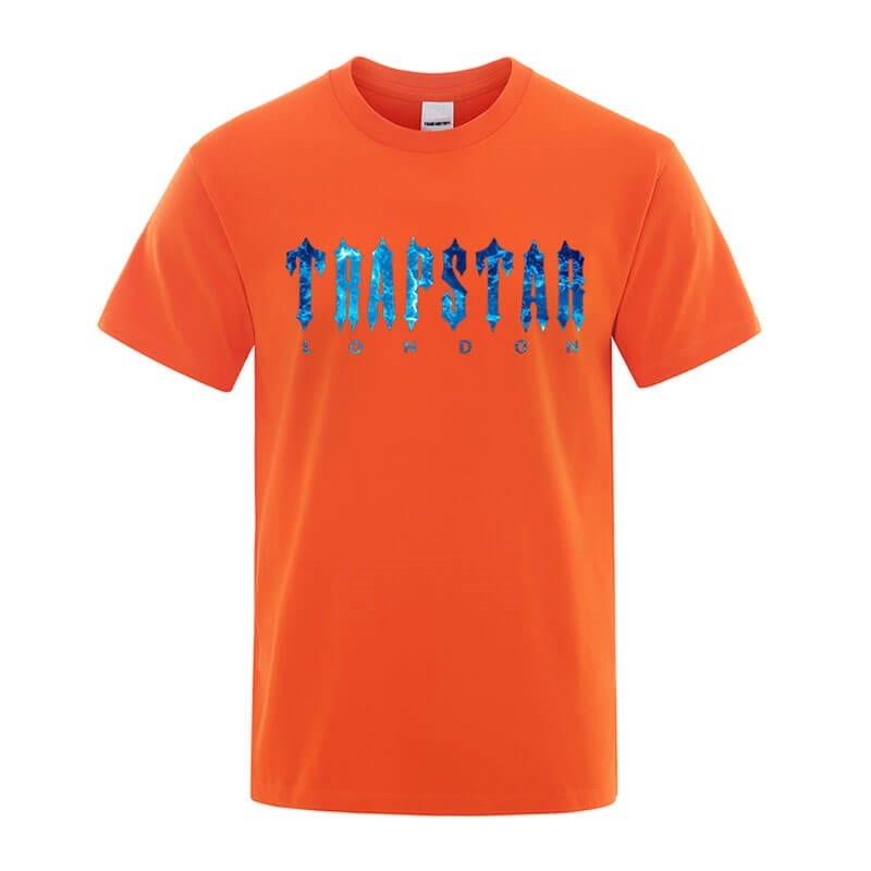 Trapstar London Chenille Tee Tişört Erkek Turuncu Türkiye | PX44-517