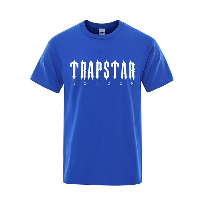 Trapstar London Letter Printed Tişört Erkek Mavi Türkiye | PA17-321