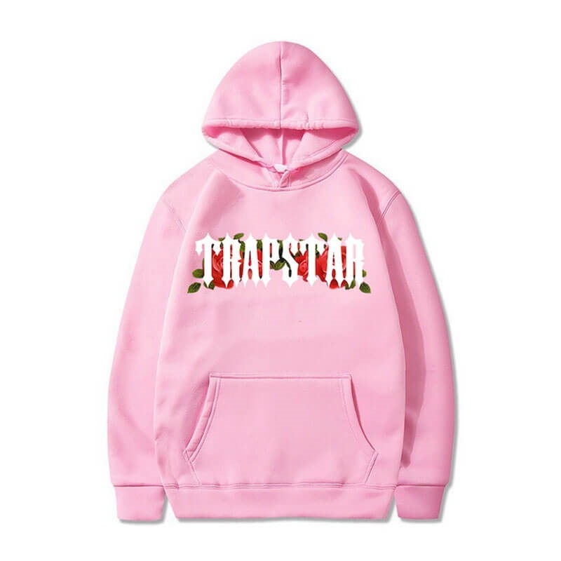 Trapstar Long Sleeve Kapşonlu Erkek Pembe Türkiye | VF73-632