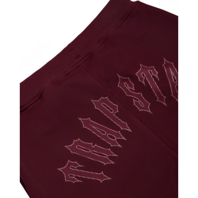 Trapstar Mesh Irongate Arch Jogger Pantolon Kadın Bordo Türkiye | XT13-417