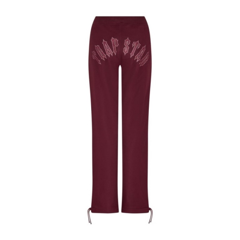 Trapstar Mesh Irongate Arch Jogger Pantolon Kadın Bordo Türkiye | XT13-417