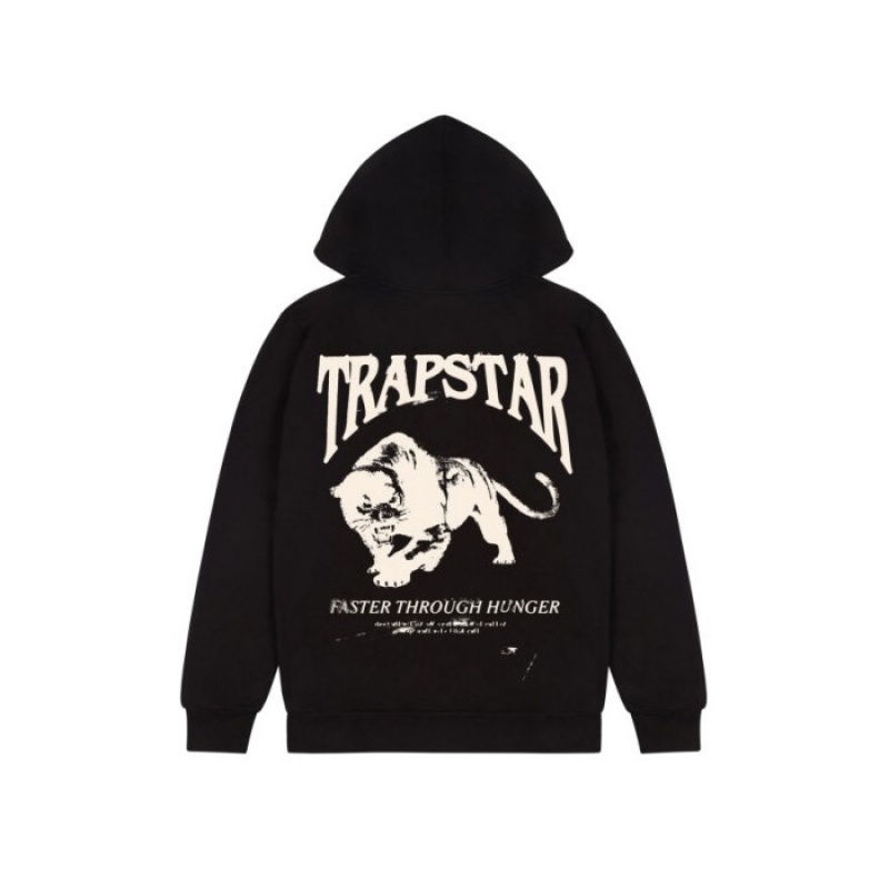 Trapstar Panthera Kapşonlu Erkek Siyah Türkiye | QH60-458