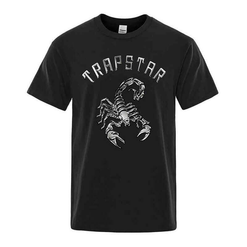 Trapstar Spider Printed Baskılı Tee Tişört Erkek Siyah Türkiye | VE46-298