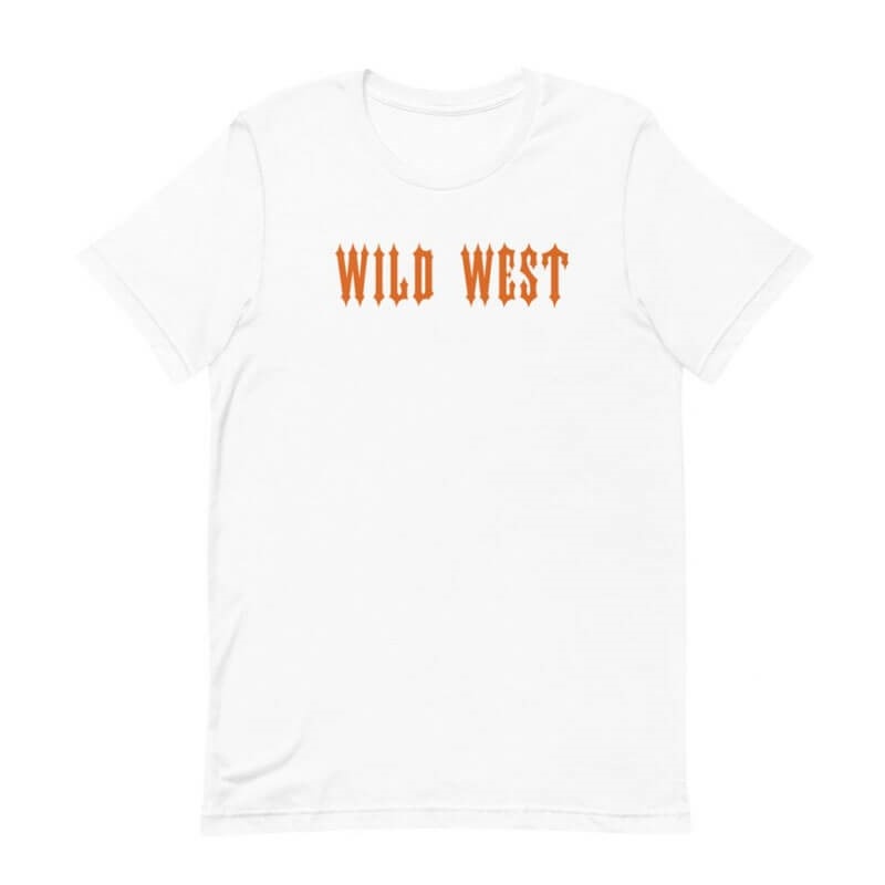 Trapstar Wild West Tişört Erkek Beyaz Türkiye | VY61-787