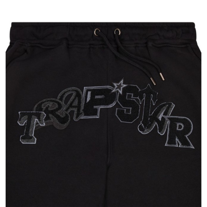 Trapstar Wildcard Chenille Jogging Bottoms Eşofman Takımı Erkek Siyah Türkiye | JY32-027