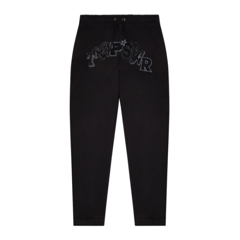 Trapstar Wildcard Chenille Jogging Bottoms Eşofman Takımı Erkek Siyah Türkiye | JY32-027