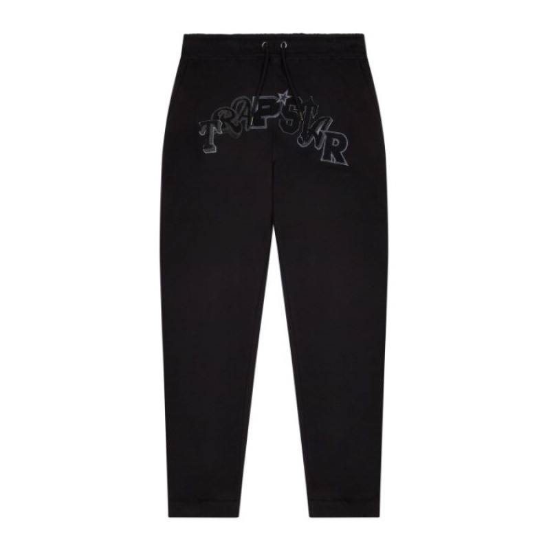 Trapstar Wildcard Chenille Jogging Bottoms Pantolon Erkek Siyah Türkiye | UT01-103