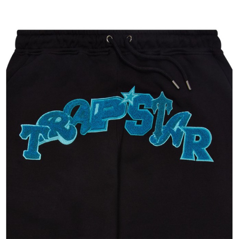 Trapstar Wildcard Jogging Bottoms Pantolon Erkek Siyah Turkuaz Türkiye | WJ22-227