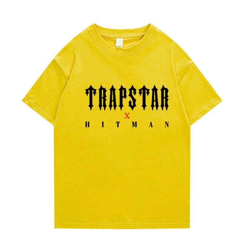 Trapstar X Hitman Tişört Erkek Sarı Türkiye | AB95-502